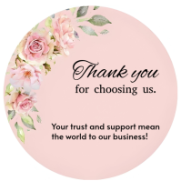 White Floral Thank You Design Card Instagram Post Wpis na Instagrama template