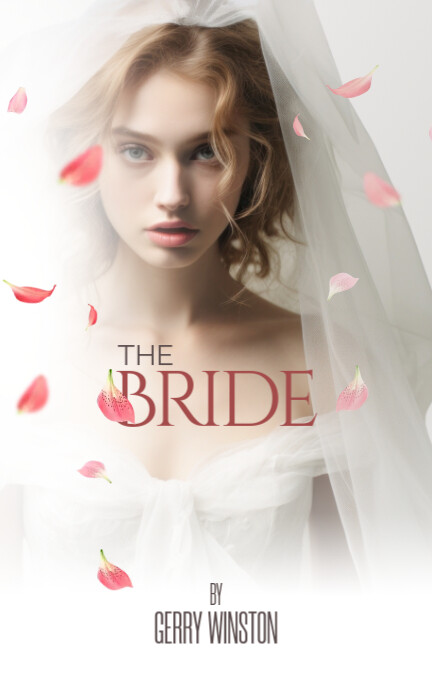 White Floral The Bride Kindle/book Covers template