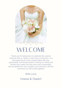 White Wedding A4 Template - Page 2