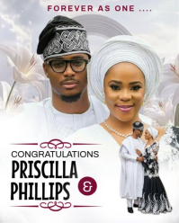 White Floral Wedding Announcement Instagram Portrait Video. Luxury Traditional Wedding Invitation Vi template