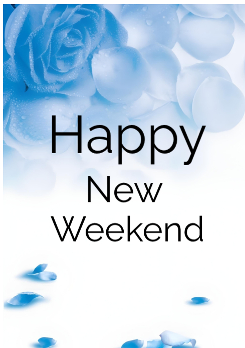 White Weekend Celebration A4 Template | PosterMyWall