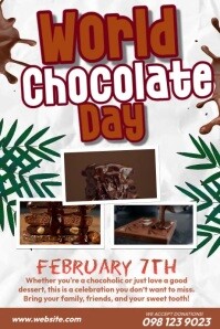World Chocolate Day Posters Template | PosterMyWall
