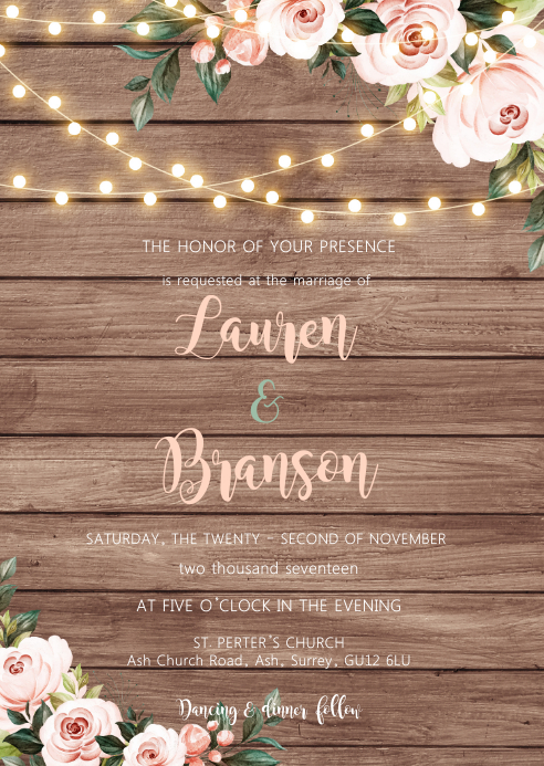 Rustic Birthday Invitation Templates Free Rustic Invitation Templates,