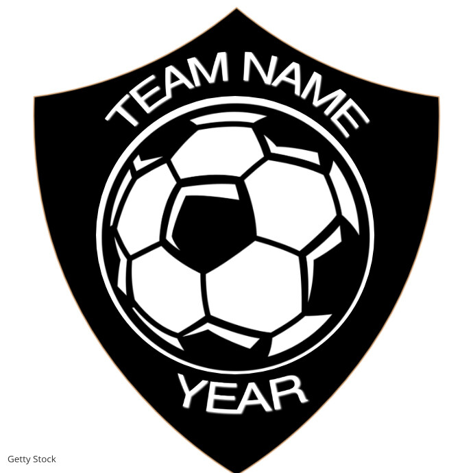 White Football Logo template