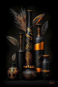 黑色 Decorative Vases Pinterest 图片 Template
