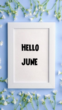 hello June Template | PosterMyWall