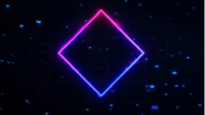 White Futuristic Animated Video Background  Digital Display (16:9) template