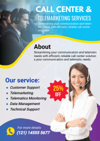 Customer care flyer Template | PosterMyWall