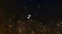 White Futuristic Countdown Digital Display (16:9) template