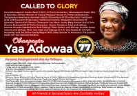 White Futuristic Funeral  A2 template