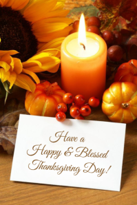White Futuristic Happy Thanksgiving Day Pinterest Graphic template