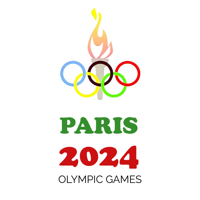 White Futuristic Paris Olympic Games Instagr Template PosterMyWall