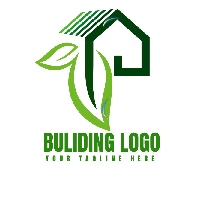 Modèle White Geometric Building Logo Logo | PosterMyWall