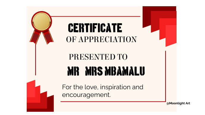 White Geometric Certificate Of Appreciation Digital Display (16:9) template