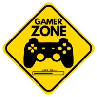White Geometric Gaming Square Carré (1:1) template