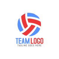 White Geometric Team Logo Logo template