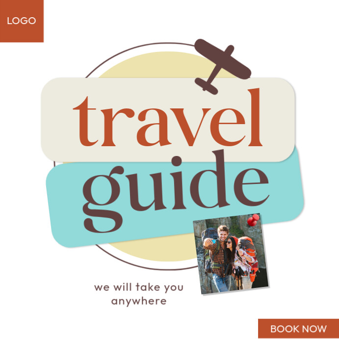 Geometric Travel Guide Instagram Post