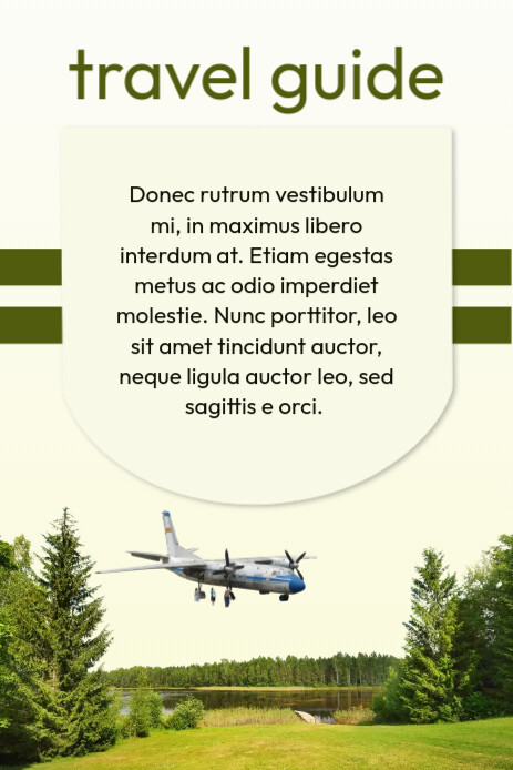 Modèle White Geometric Travel Guide Pinterest Graphic | PosterMyWall