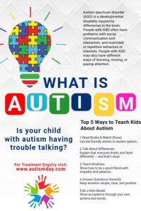 White Geometric Understanding Autism Poster template