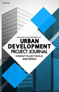 White Geometric Urban Development Wattpad Cover template