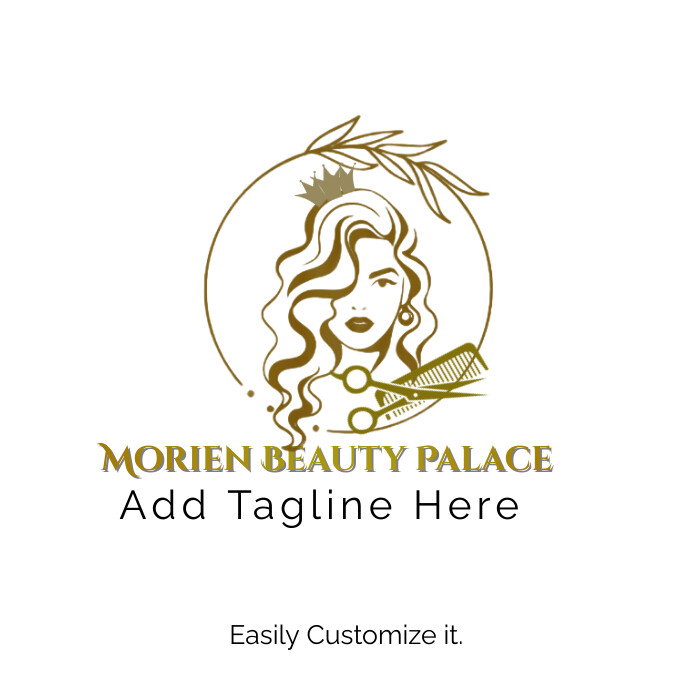 White Gold Modern & Minimal Beauty Salon Prof Instagram Post template