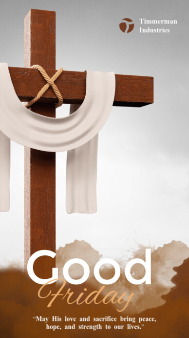 White Good Friday Instagram Story Instagram-verhaal template