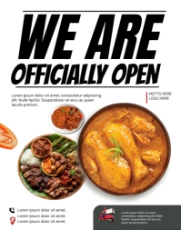 White Good Template  Poster/wallboard Póster/Tablero