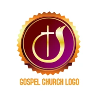 White  Gospel-church-worship-christian-ministry-design- Logo template