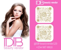 White Gradient Complimentary/business Card Design Template  Large Rectangle