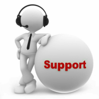 สีขาว Customer Support Instagram Post Template