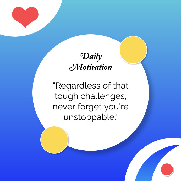 Copy of White Gradient Daily Motivational Quotes Inst | PosterMyWall