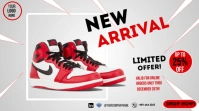 White Gradient Digital Display New Arrival Shoe Sale Digital Display (16:9) template