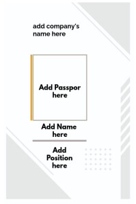 Blanc Corporate ID Card Poster Template