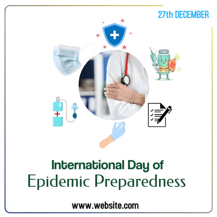 White Gradient International Day Of Epidemic Preparedness Instagram ...
