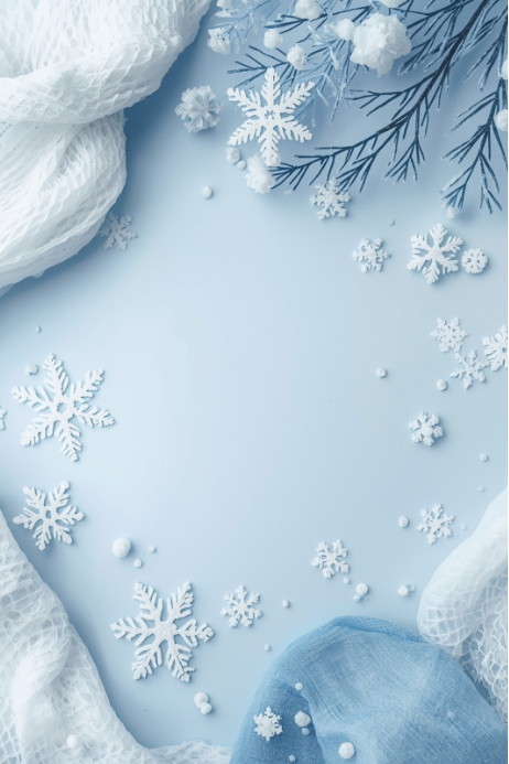 Copy of White Gradient Winter Promotion Template Flyer Poster ...