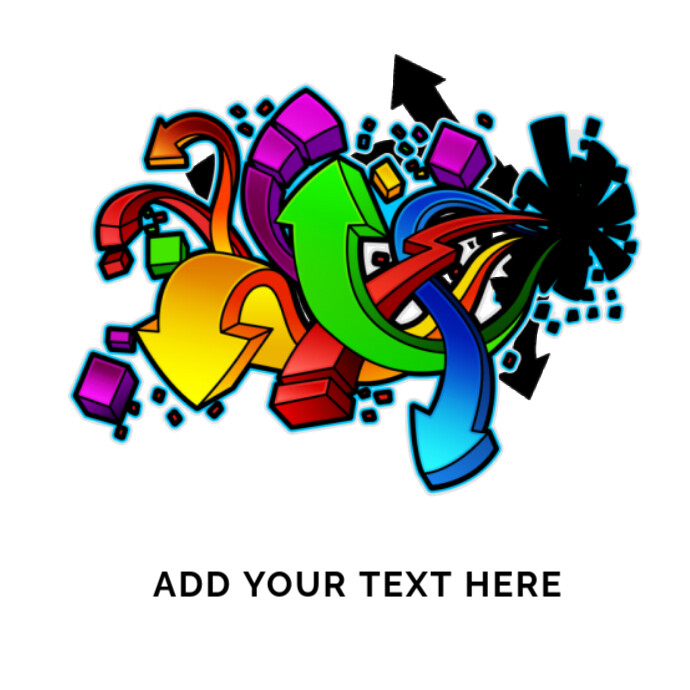 White  Graffiti Desktop Art, Graffiti, Graffi Logótipo template