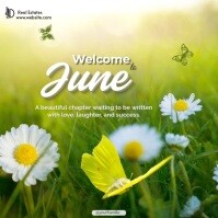 welcome to june Template | PosterMyWall
