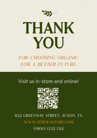 White Organic Grocery Store A4 Template - Page 5