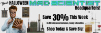 White  Halloween Sale Banner Ad 2x6 Foot Banner 2' × 6' template