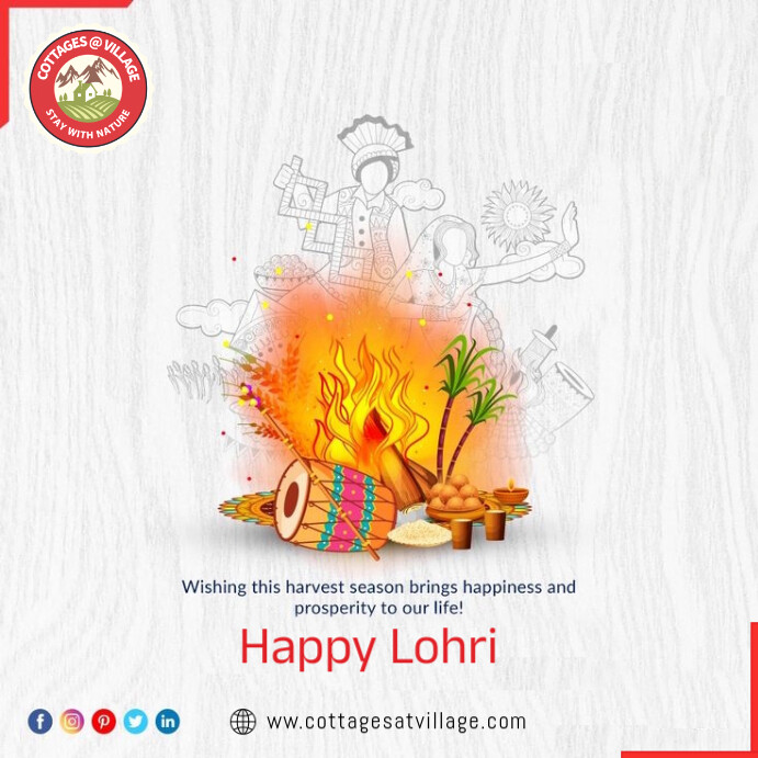 White Happy Lohr Instagram Post template