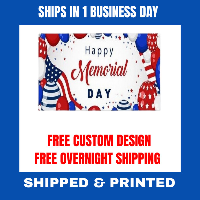 Copy of White Happy Memorial Day Instagram Post | PosterMyWall