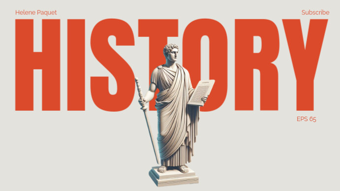 White  History Youtube Thumbnail template