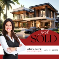 White  Home Sale Instagram Post template