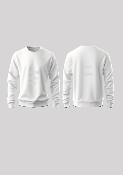 White Hoodie A4 template
