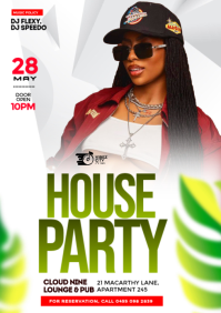 White House Night Event Flyer A4 Print template