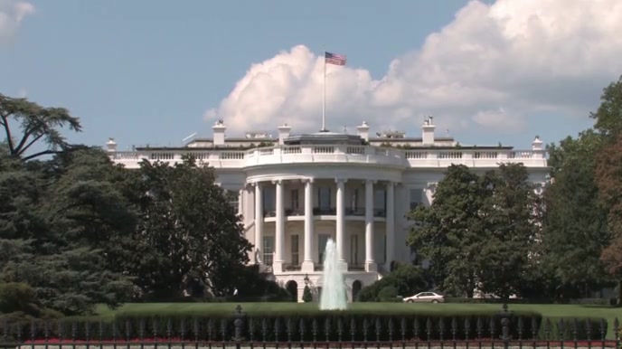 White House Zoom Video Background Ecrã digital (16:9) template