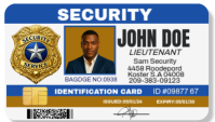 White Id Card Business Card Kartu Bisnis template