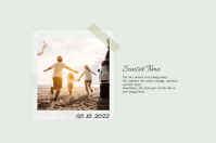สีขาว Beach Moments Poster Template - Page 2