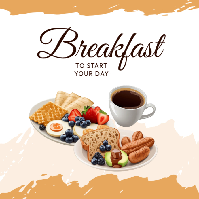 Breakfast Promo Design Breakfast Promotion Template | PosterMyWall