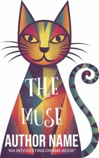 White Illustrative Cat Book Cover Kindle/book Portadas de libro/Kindle template